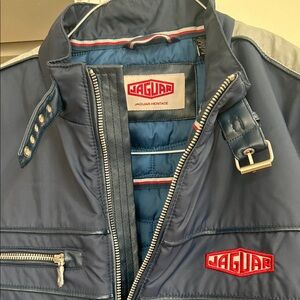 Jaguar Heritage Navy and Gray Bomber Jacket